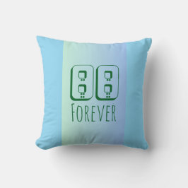 88 Forever Throw Pillow Kudde
