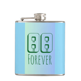 88 Forever Vinyl Wrapped Flask Fickplunta