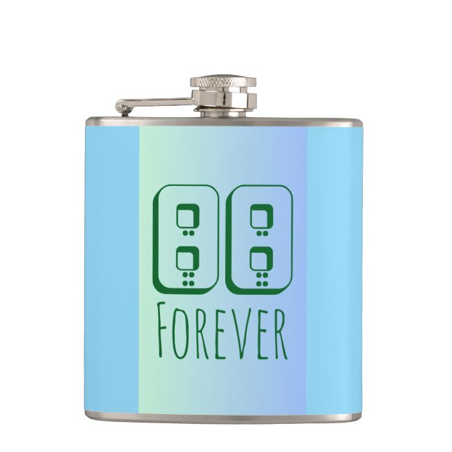88 Forever Vinyl Wrapped Flask Fickplunta (Framsidan)