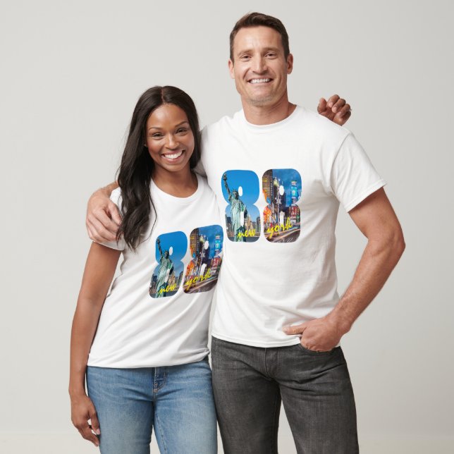 88 New York City Frihetsgudinnan T-shirt Design (Unisex)