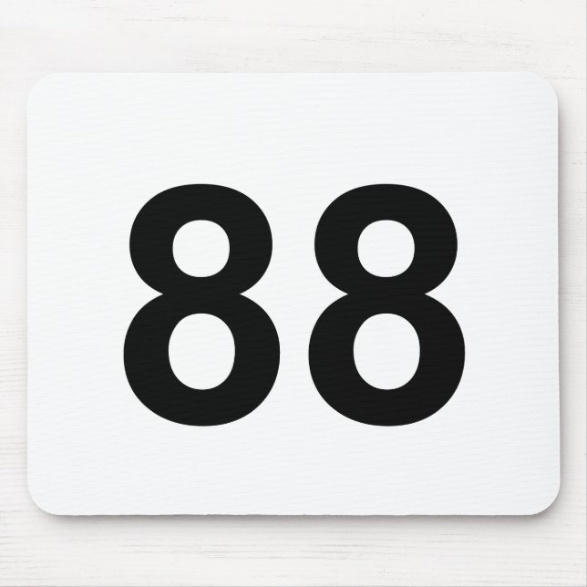 88 - nummer åttioåtta musmatta (Framsidan)