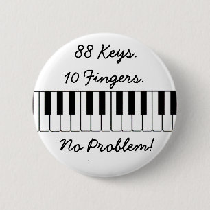 88 nycklar., 10 fingrar., inget problem! knapp