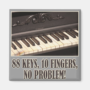 88 nycklar magnet