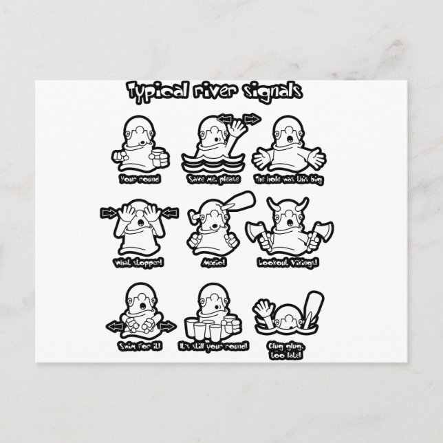 88_River_Signals2 Vykort (Framsida)