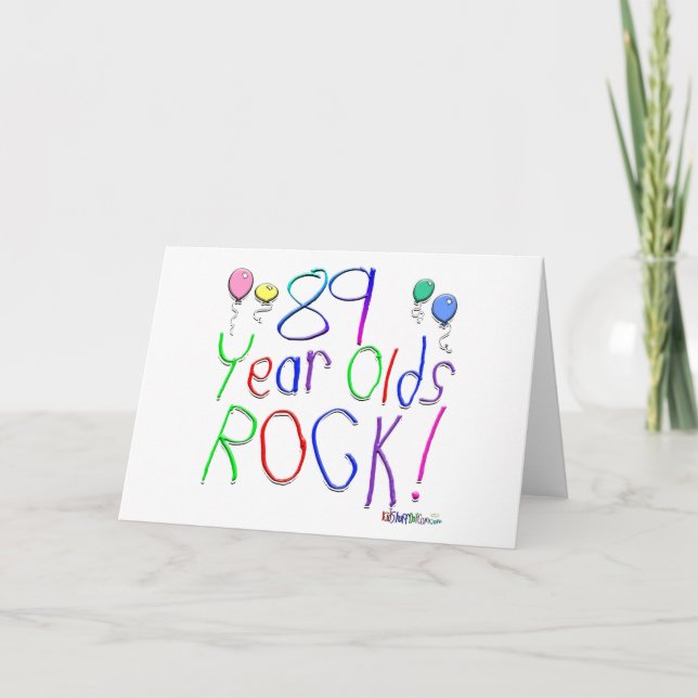 89 år - oldssten! kort (Framsida)