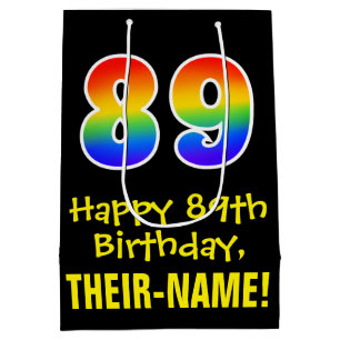 89-årsdag: Rolig, djärv, färgrik, regnbåge "89"