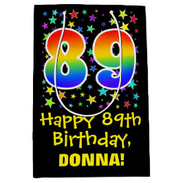 89:e födelsedag: Färga stjärnor Mönster och regnbå