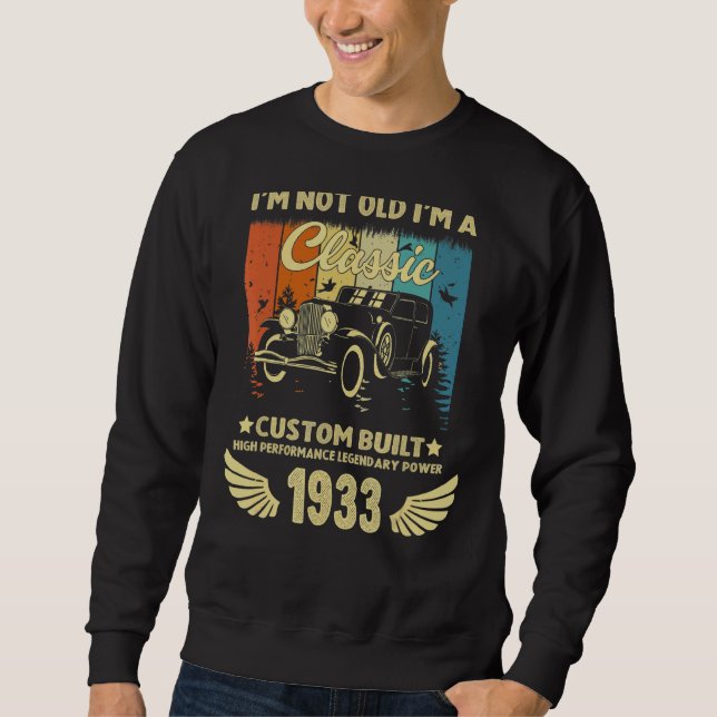 89:e födelsedagen 89:e födelsedagen lång ärmad tröja (Framsida)