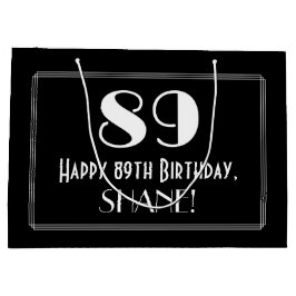 89:e födelsedagen: Art Deco Inspired Stil "89", Na