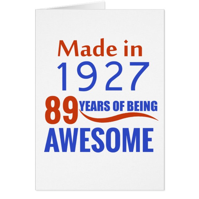 89 HÄLSNINGSKORT (Framsidan)