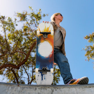 8 1/2" Color Splash Skateboard