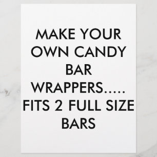8.1/2 X 11 FULLT STORLEKA KANDY PUB-WRAPPERS REKLAMBLAD