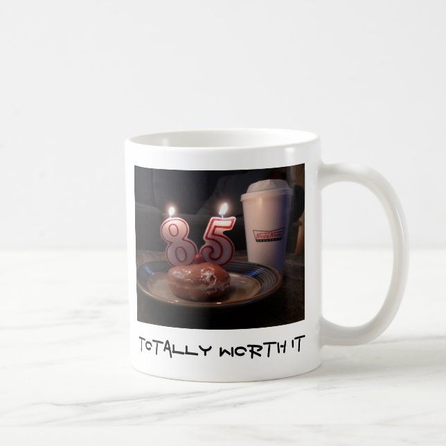 8,5 Pekar?  Totalt värt honom Kaffemugg (Höger)