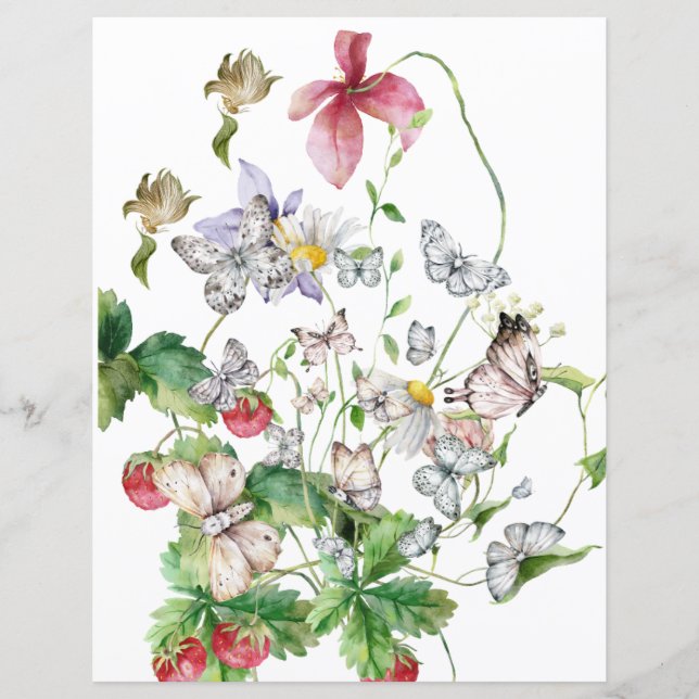 8,5 tum x 11 tum Papper Lakan (Framsida)