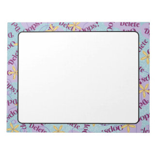 8,5-tums x11-Anteckningsblock stationär Papper Anteckningsblock