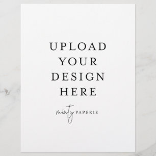 8,5-tums x 11-tums Flyer