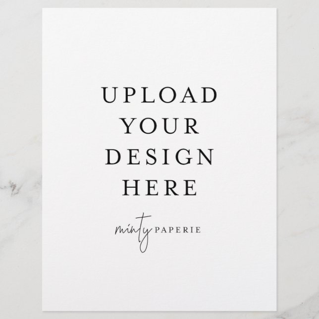 8,5-tums x 11-tums Flyer (Framsidan)