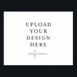 8,5 x 11 tum Poster - liggande<br><div class="desc">Anpassa kortet i Mallen. När du är klar med redigeringen hämtar du filen i JPG-format (glöm inte att aktivera utfallsalternativet). Ladda upp designen här genom att klicka på den blå "Anpassa"-knappen.</div>