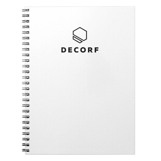 8,5 x 11-tums bärbar Spiral-dator - svart Anteckningsbok (Framsidan)