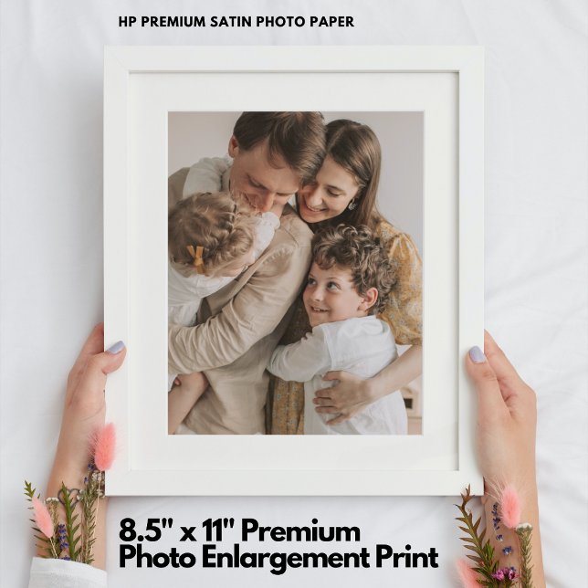 8,5 x 11-tums förstklassig utskrift av fotoutöknin fototryck (8.5" x 11" Premium Photo Enlargement Print)