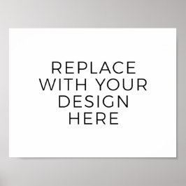 8,5 x 11-tums utskrift (Vågrät) Poster