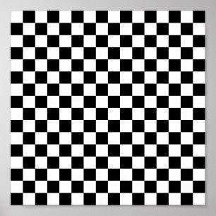 8,5" x 8,5", (Matte) affisch för schackbräde