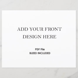 8,5x11" Tryck _Horisontellt dubbelsidigt 