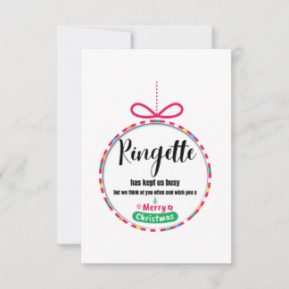 8.9 cm x 12.7 cm Flat Thank You Card Tack Kort