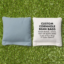 8 Anpassningsbars BABY BLUE kornhål Bean Bags - 17
