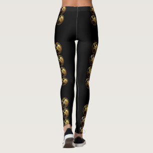 8 Apor kinesiskt år Zodiac Birthday Leg Leggings