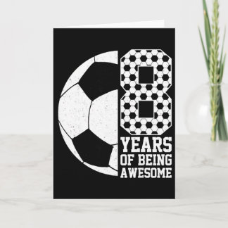 8 år av att vara fantastiska barns fotbollsälskare kort