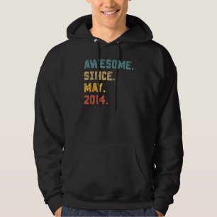 8 år gammal Fantastisk sedan maj 2014 8:e födelsed Hoodie