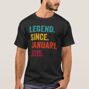 8 år gammal förklaring sedan januari 2015 åttonde t shirt