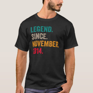 8 år gammal förklaring sedan november 2014 8:e föd t shirt