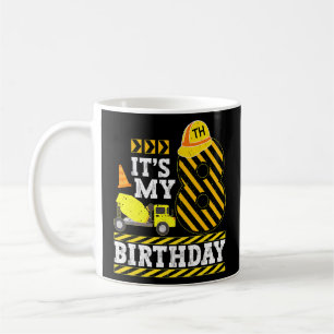 8 år gammal pojke Det är min 8:e födelsedagsbyggna Kaffemugg