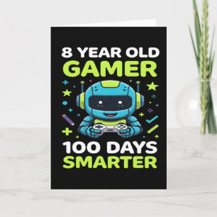8-årig spelare 100 dagar smartare i skolan spelar kort