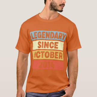 8 års ålder sedan oktober 2014 t shirt