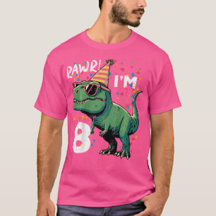 8-års födelsedag Trex Rawr Jag är 8 år gammal Föde T Shirt