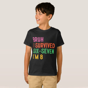 8-års födelsedags pojke klänning Jag är 8 år gamma T Shirt