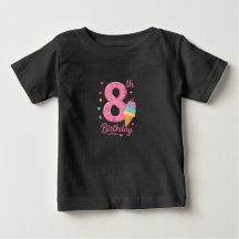 8-års födelsedagsbarn T-shirt