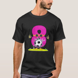 8 års Födelsedagsfest av gamla idrottare, tema 8th T Shirt