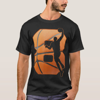 8 års gamla 8:e Basketball Birthday PartyTemys Boy T Shirt