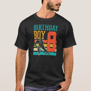 8 års Gammal ishockey, 3:e Födelsedagsfesten Su T Shirt