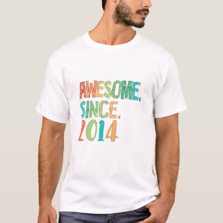 8 års Old Girl Heart Blommigt Decor Funny Fantasti T Shirt