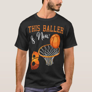 8-årsdagen för mindre basket t shirt
