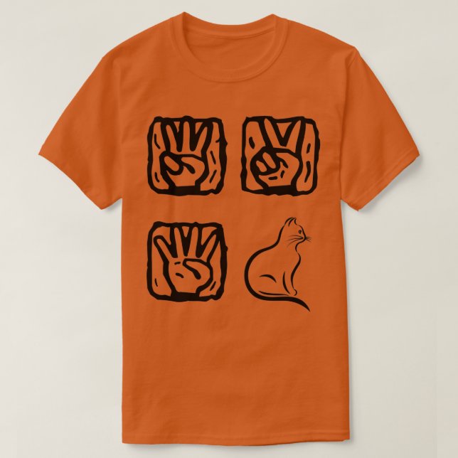 8 av 10 katter räknas av (2) t shirt (Design framsida)