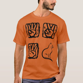 8 av 10 katter räknas av (2) t shirt