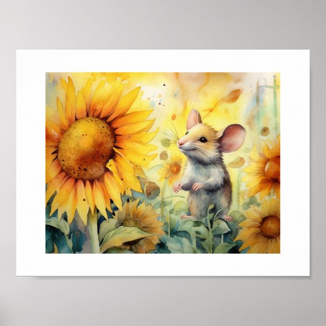 8 av 17 Solros Garden Miceville Poster (Framsidan)