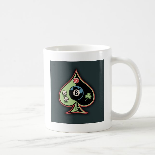 8 av spadar kaffemugg (Höger)