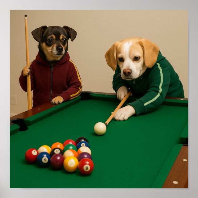 "8-Ball Break" Poster (Framsidan)